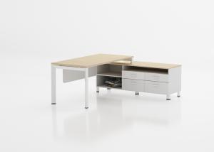 Wholesale Wooden Manager Office Table / L Shaped Executive Office Desk Furniture from china suppliers