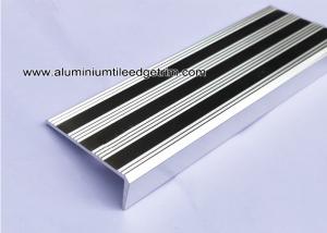 Wholesale Replaceable Aluminum Non Slip Stair Treads Anodized Shiny Silver from china suppliers