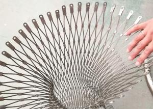 Wholesale Ferruled Heavy Duty Rope Net Fence 2.0mm Wire Metal Netting Mesh from china suppliers