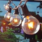 G40 Globe 25 Bulbs Hanging Outdoor Garland Fairy String Lights