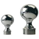 Grade 304 316 Inox Staircase Fittings 80mm Dia Stainless Steel Decorative