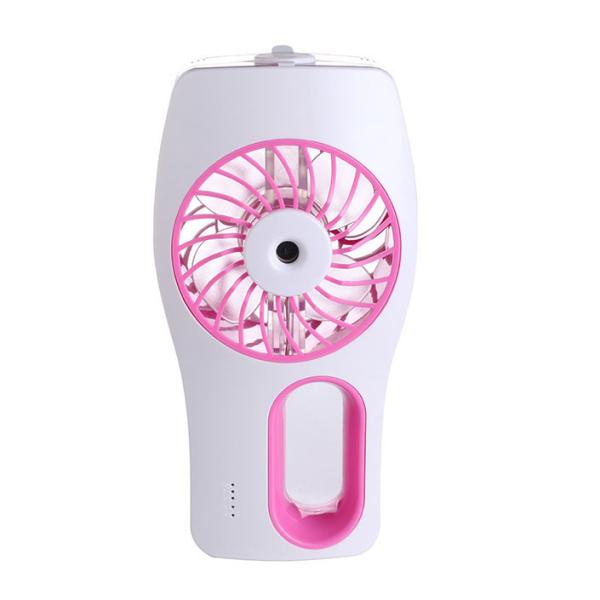 Personalized novelty gifts beauty skin portable water spray cool mist blower fan