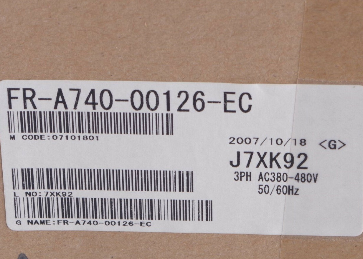 FR-A740-00126-EC brand new and original,5HP 3.7KW 380/480V 3PHASE 400HZ IP20
