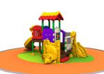 Outside Kids Plastic Playground Equipment For Kindergarten Simple Construction