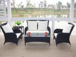 4pcs PE cane patio furntiure