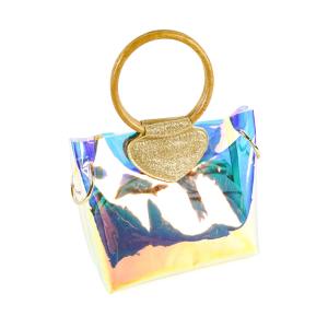 Wholesale Iridescent Holographic Transparent TPU Cosmetic Makeup Bag from china suppliers