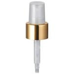 Gold / Silver Plated Water Mister Pump , Uniform Spray Volume Perfume Mist