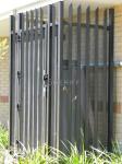 garrison Fence Steel Tubular 2100mm x 2400mm spear 25mm x 25mm