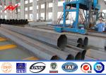 Welding Tapered 33M Galvanized Steel Street Lighting Pole With Powder Painting