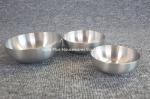 Fancy metal sauce bowl for restaurant and home tableware vinegar dish stainless