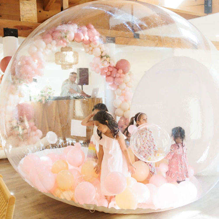 Outdoor Giant Inflatable Bubble House Crystal Dome Party Balloon House