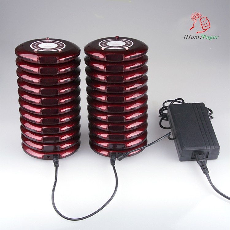 High Quality wireless restaurant coaster queue paging system for guest