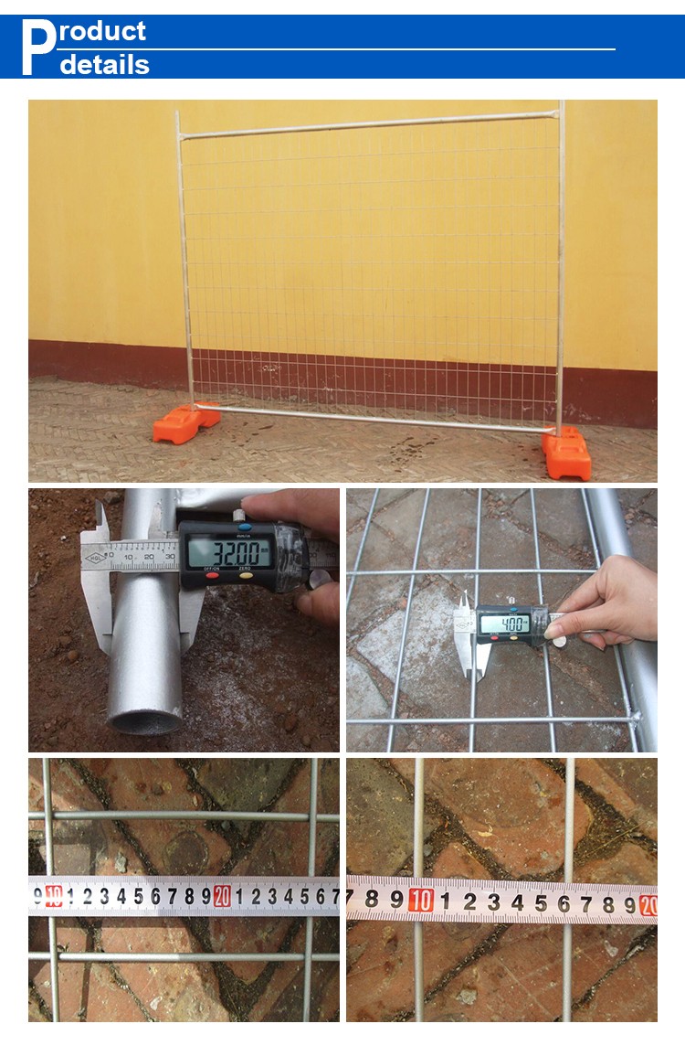 Australia standard galvanized welded temporary fence