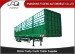 Steel removable fence semi tractor trailer for cattle delivery