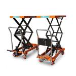 Versatile Hydraulic Double Scissor Lift Table Manual Crank
