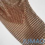 Al Alloy Brass Decorative Metal Curtain Little Hemispheric Pieces