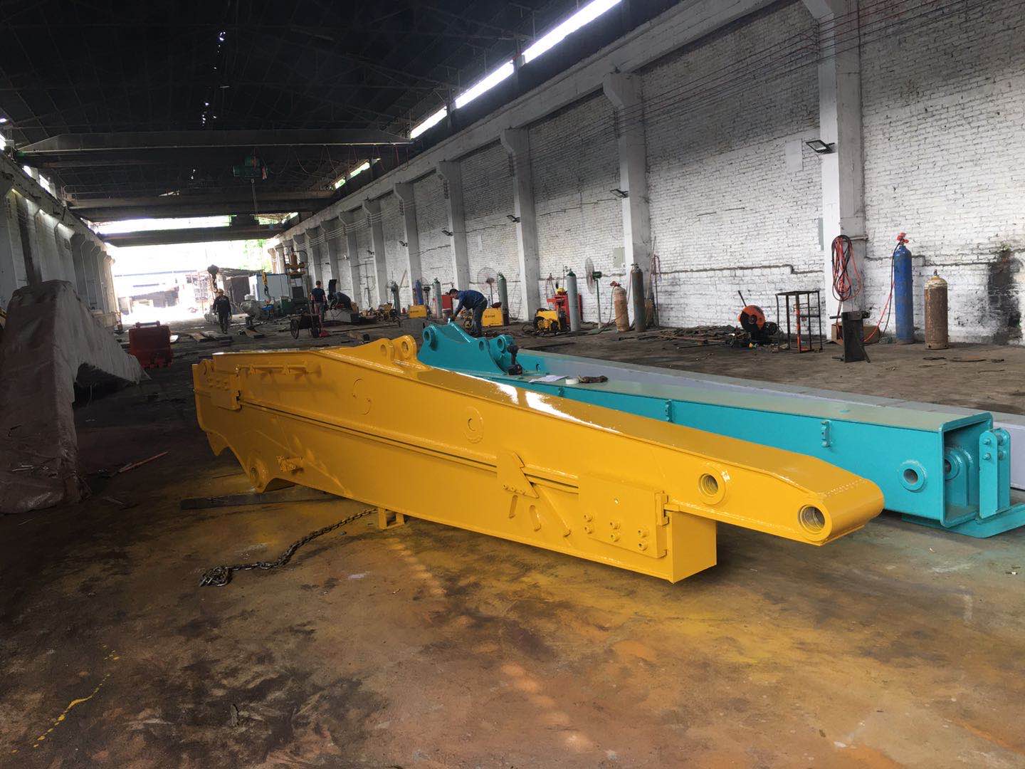 10 meters long excavator long reach boom SK200 excavator telescopic boom