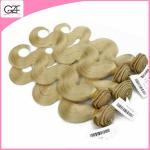 One Donor Healthy End Peruvian Human Hair 6A Natural Virgin Blonde Hair Bundles