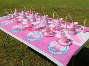 Wholesale Pink Pig theme Kids Birthday Party Decoration Set Party Supplies Baby Birthday Pack event party supplies from china suppliers