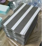 2D Rigid Phlogopite Mica Sheet , Golden Color Mica Board Sheet Partially Glued