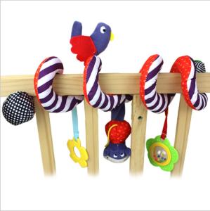 Wholesale Pram Crib Ornament Hanging Spiral Plush Toys Little Deer 65c*2.5cm from china suppliers