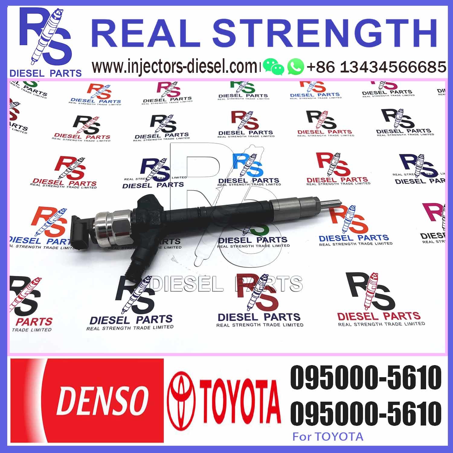 diesel fuel engine injector 095000-5610 23670-0R010 for engine high pressure pump engine injection injector 095000-5610