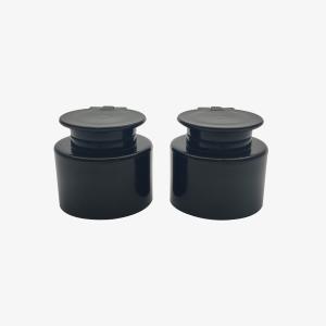 Wholesale Black PP 24 410 Disc Top Cap , Screw Lock Bottle Flip Top Lid from china suppliers