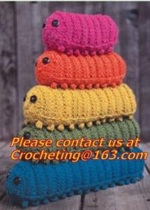 Wholesale Nice colorful hand Knitting toys,Wholesale Knitted Kids Doll,crochet caterpillar toy from china suppliers