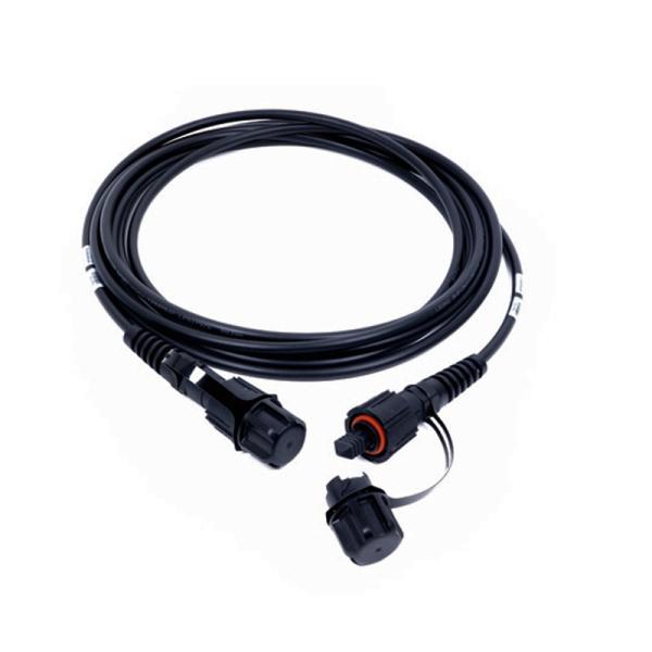 Outdoor 12 24 Cores ODVA MTP MPO Cables BBU Fan Out Fiber Optic Patch Cord