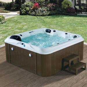 Wholesale 2120x2120x900mm Bathroom Jacuzzi Tub Square Whirlpool Massage Tub from china suppliers