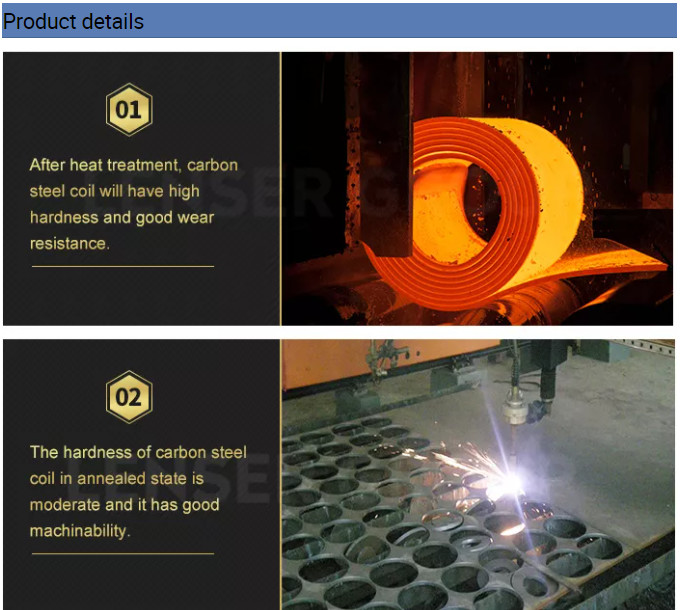 Q235 Q345 Black Carbon Steel Coil Hot Rolled Steel Coil 1250-2000MM Width