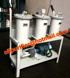 China Portable oil Filter Machine, Small Oil Purifier skid, precision filter impurity, remove particulates on sale