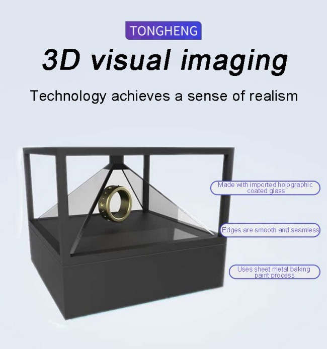180-Degree And 360-Degree Holographic Touch Display Cabinets Customizable Transparent 3D Hologram Touch Screen