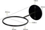 Powder Coated Steel Ball Holder Wall Mount Display Rack Storage for Soccer and