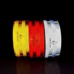 Red White Yellow Hi Vis Reflective Conspicuity Tape For Trailers