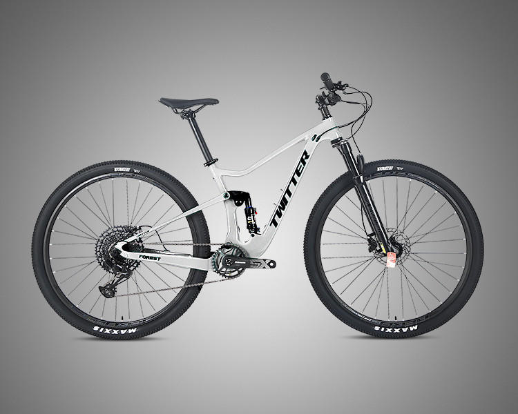 29er Carbon Fiber Full Suspension Mountain Bike With MAXXIS Tire