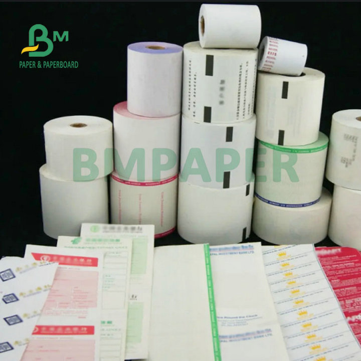 70gsm 80gsm Thermal Paper Jumbo Roll Glossy Paper Customized Size 