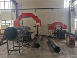 Wholesale 315mm Pipe Band Saw , 380V 50/60HZ HDPE Pipe Cutter Machine from china suppliers