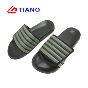Wholesale Stripes Style Soft Velcro Footbed Summer Slipper Shoes from china suppliers