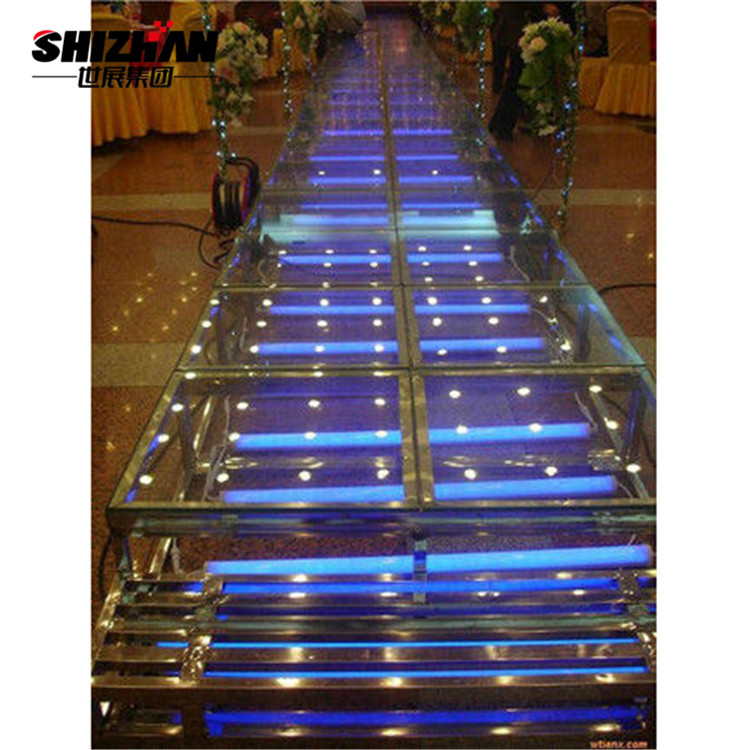 Outdoor Event Glass Stage Mobile Aluminum Assemble Portable Acrylic Stage Platform