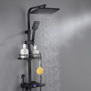 Wholesale Wall Mounted Bathroom Shower Tap Set Digital Thermostatic Shower Faucet Set from china suppliers