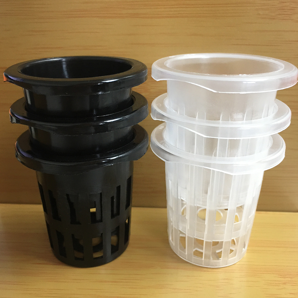 2" 3" 4" Hydroponic System Growing Plant Aquaponic Net Pot Durable Slotted Mesh Design