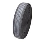Grey 20mm Anti Slip Webbing Tape Polyester Flat Elastic Band