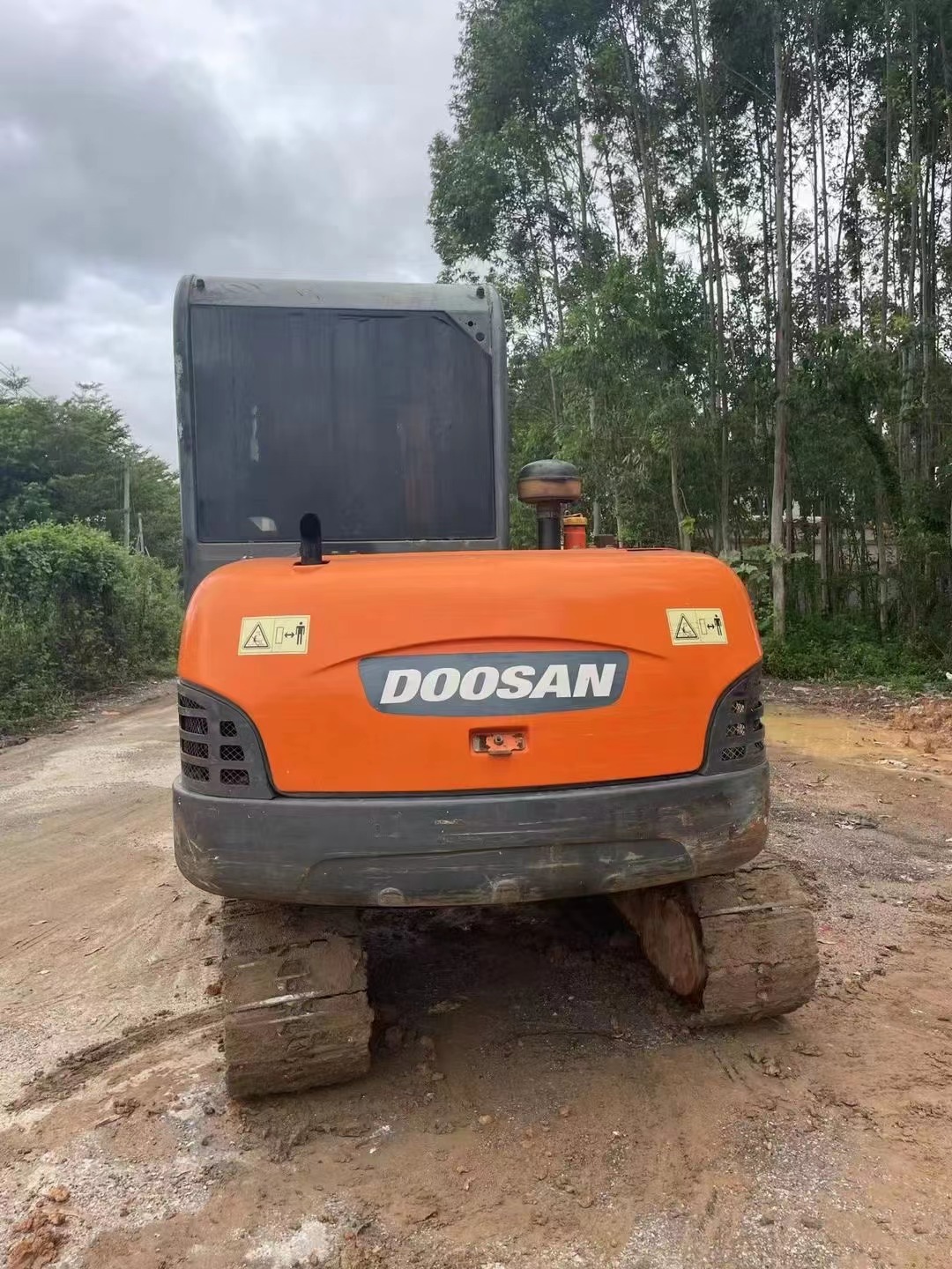 5550KG Doosan Dh60-7 Excavator Crawler With 0.2m3 Bucket Capacity