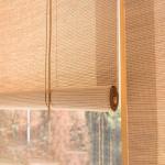 1.5m 2m Waterproof Bamboo Slat Roll Up Blinds Sun Proof Woven Roman Bamboo