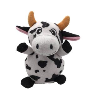 Wholesale Black And White 17CM Cow Recording Plush Toy from china suppliers