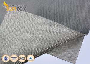 Wholesale Stainless Steel Wire Reinforced Fiberglass Cloth With PU Coating 0.7mm For Fire Blanket Smoke Curtains from china suppliers