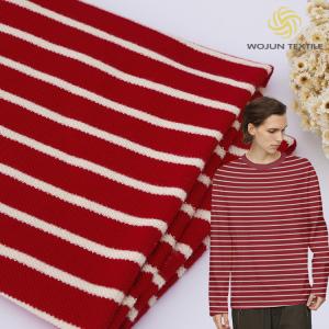 Wholesale Striped Cotton Pique Fabric 320gsm 21S Combed Technic For French Terry from china suppliers