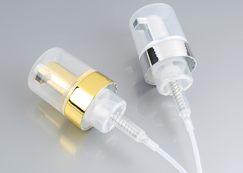 Silver And Gold Foaming Hand Soap Dispenser Durable Long Life Span