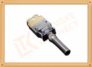 Wholesale Golden Plated Metal 16 Pin Obd Connector J1962 OBD Male Connecor Housing Strain Relief from china suppliers
